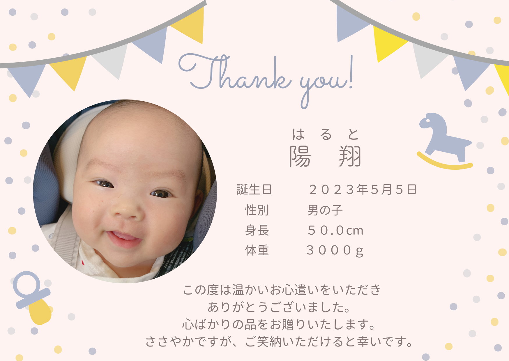 ホビー(ブルー)/写真入り