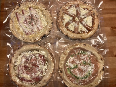 4種のナポリ風ピザ味比べセット